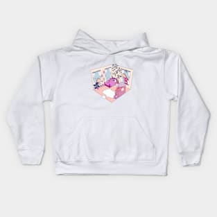 snoozing. Kids Hoodie